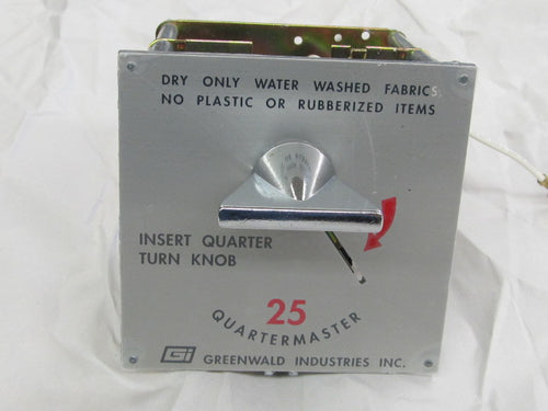 DRYER COIN METER SQUARE FACE