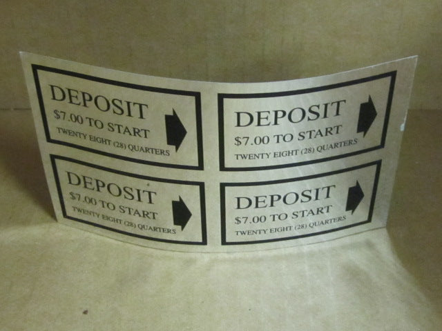 PRICE DECAL DEPOSIT $7.00 TO START