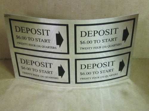 PRICE DECAL DEPOSIT $6.00 TO START