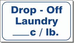 DROP-OFF LAUNDRY _____› / LB. 10x16