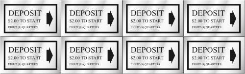 PRICE DECAL DEPOSIT $2.00 TO START