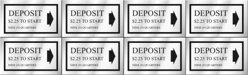 PRICE DECAL DEPOSIT $2.25 TO START