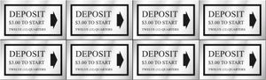 PRICE DECAL DEPOSIT $3.00 TO START