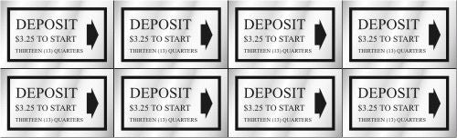 PRICE DECAL DEPOSIT $3.25 TO START