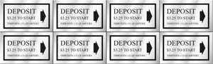 PRICE DECAL DEPOSIT $3.25 TO START