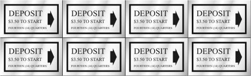 PRICE DECAL DEPOSIT $3.50 TO START