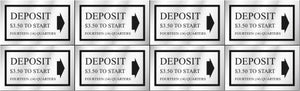 PRICE DECAL DEPOSIT $3.50 TO START