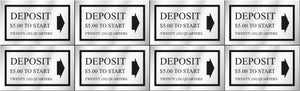 PRICE DECAL DEPOSIT $5.00 TO START